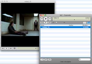 VLC Player plays DVD folder on Mac which is copied by DVDSmith Movie Backup.