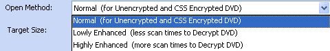 choose dvd open method