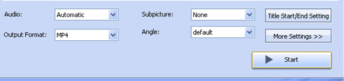 Choose output options