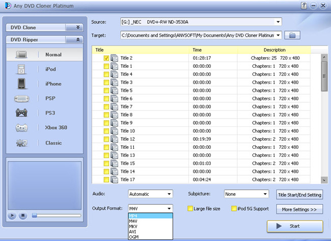 rip dvd to samsung galaxy note with any dvd cloner paltinum