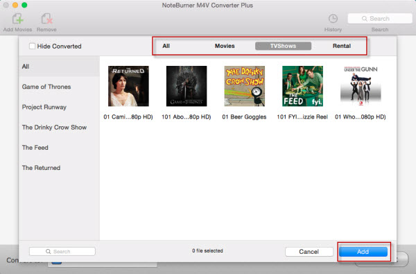 noteburner m4v converter for mac & windows