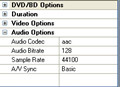 video and audio settings